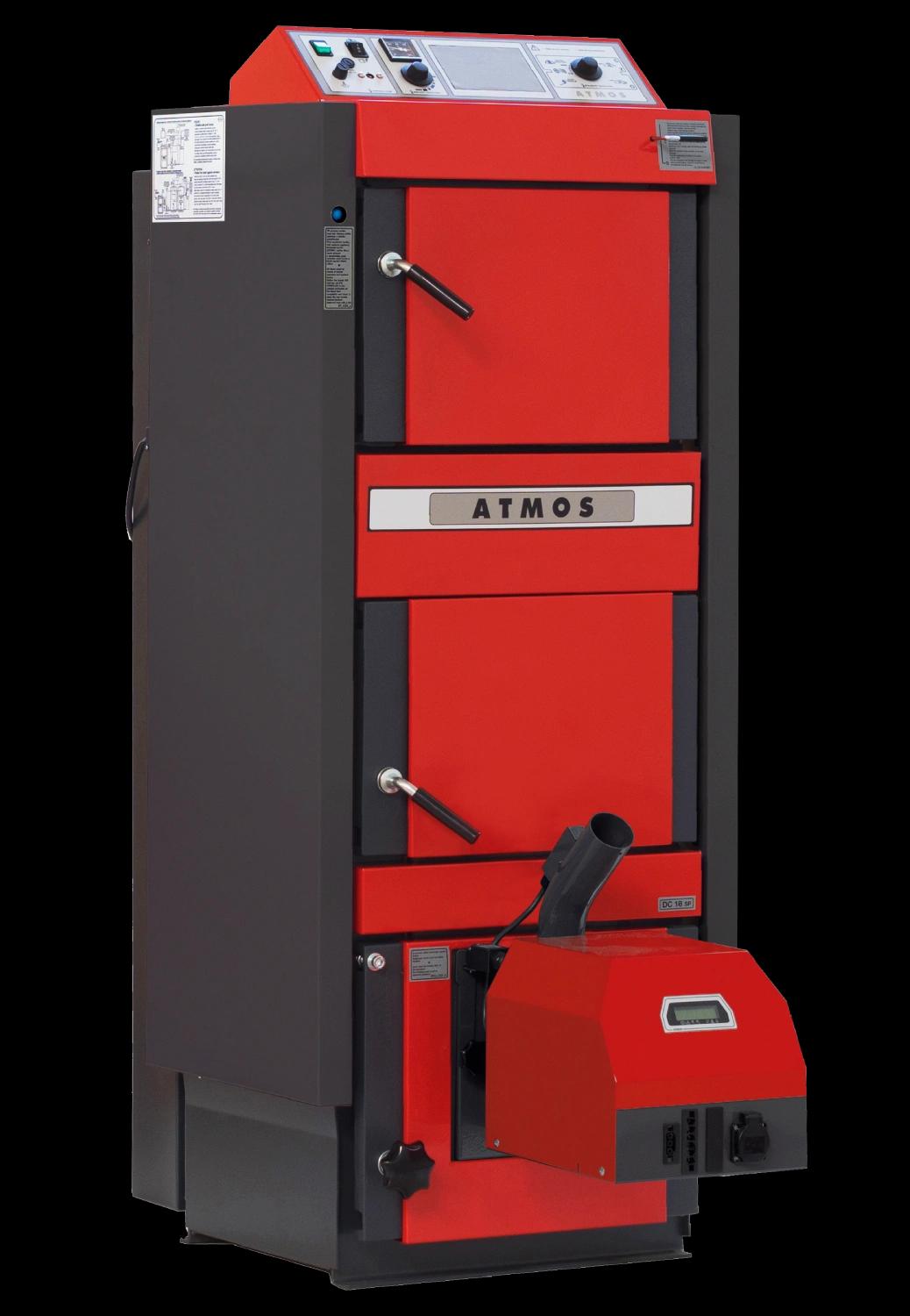 Комбінований котел на дерево та пелети