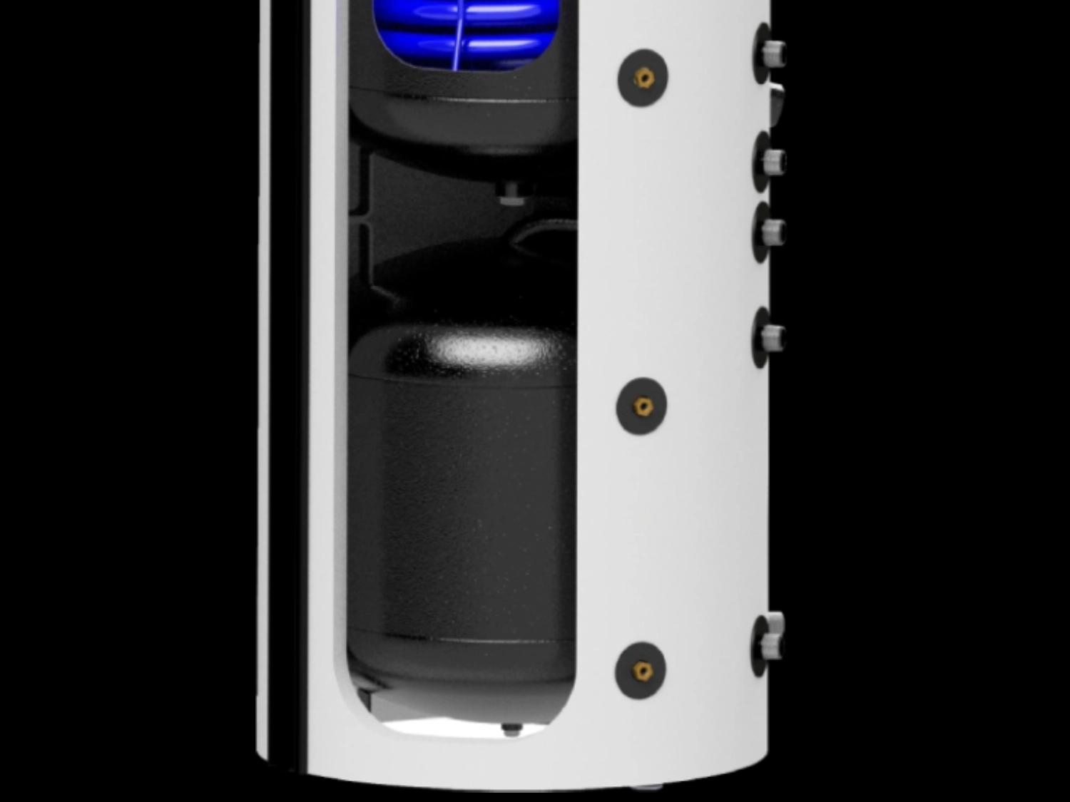 Буферна ємність у нижній частині бака