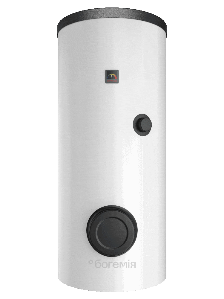 Стаціонарний бойлер непрямого нагріву з двома теплообмінниками