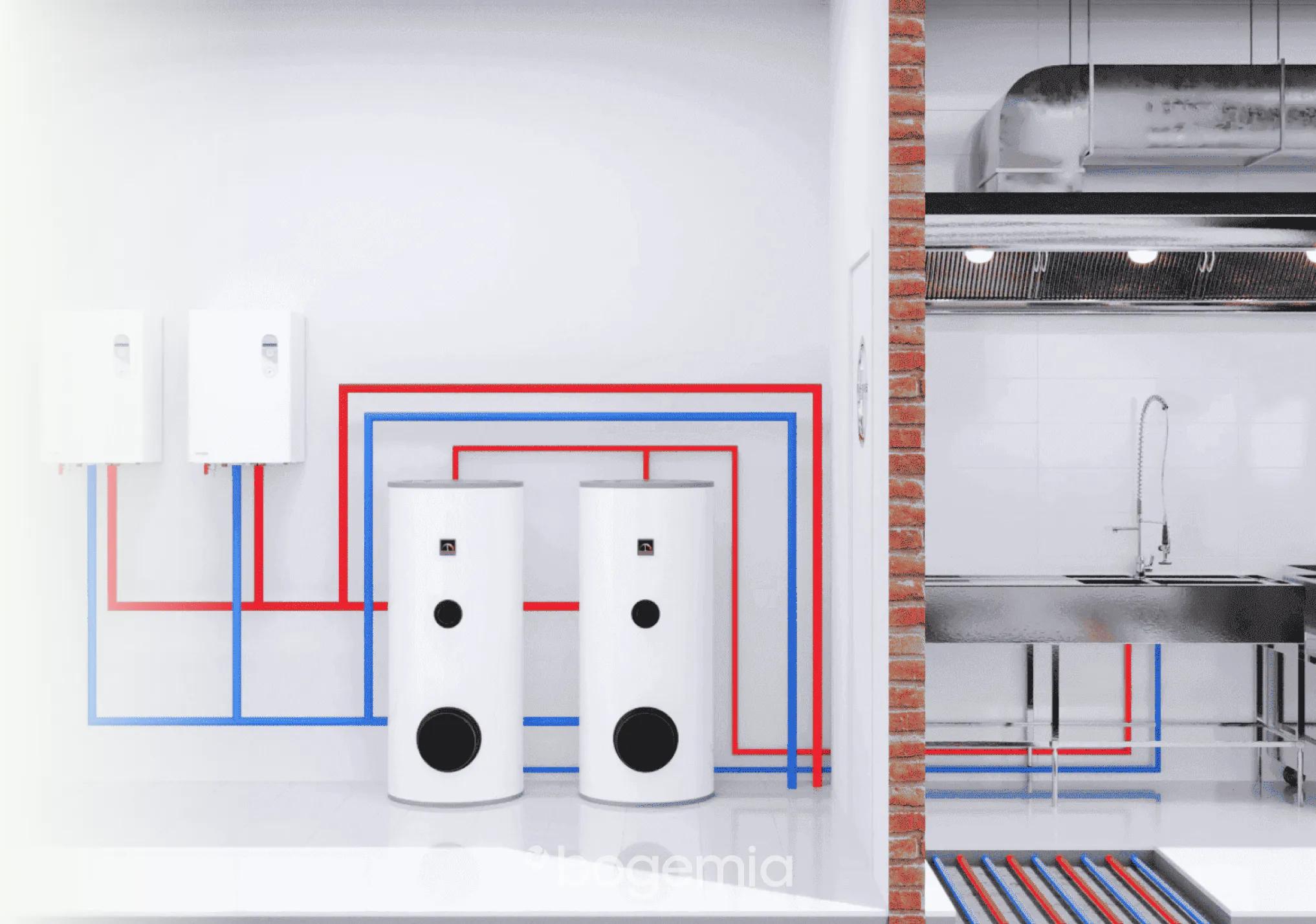Ефективного нагрівання води для комерційних об’єктів