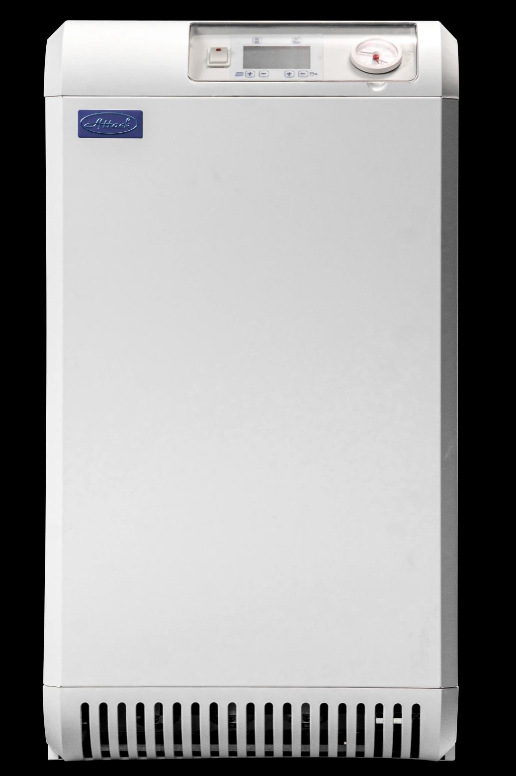 Чавунний газовий котел з електророзпалом та димовим відведенням