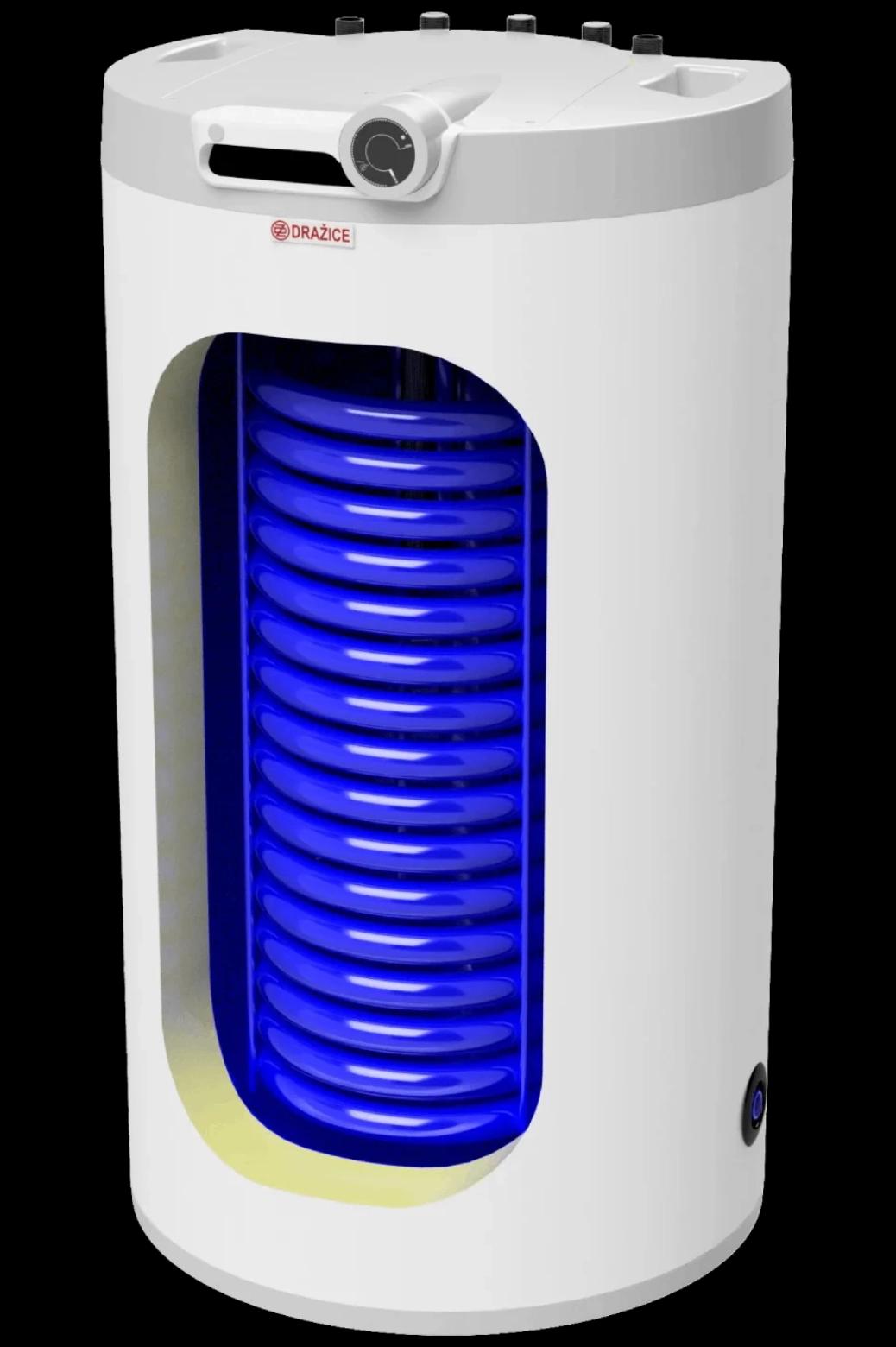 Стаціонарний бойлер непрямого нагріву з одним теплообмінником