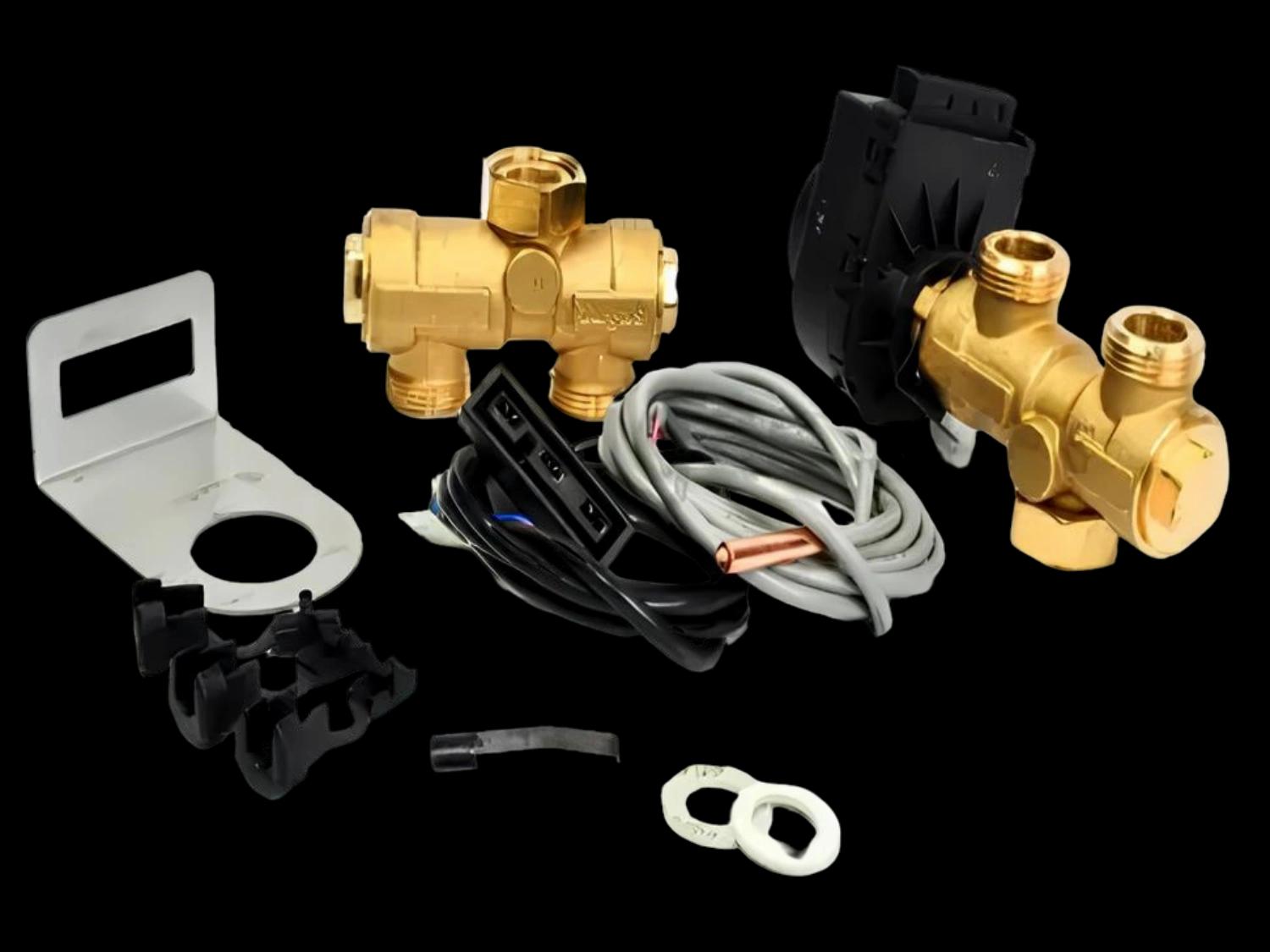 Під’єднання бойлера ГВП за допомогою триходового клапана