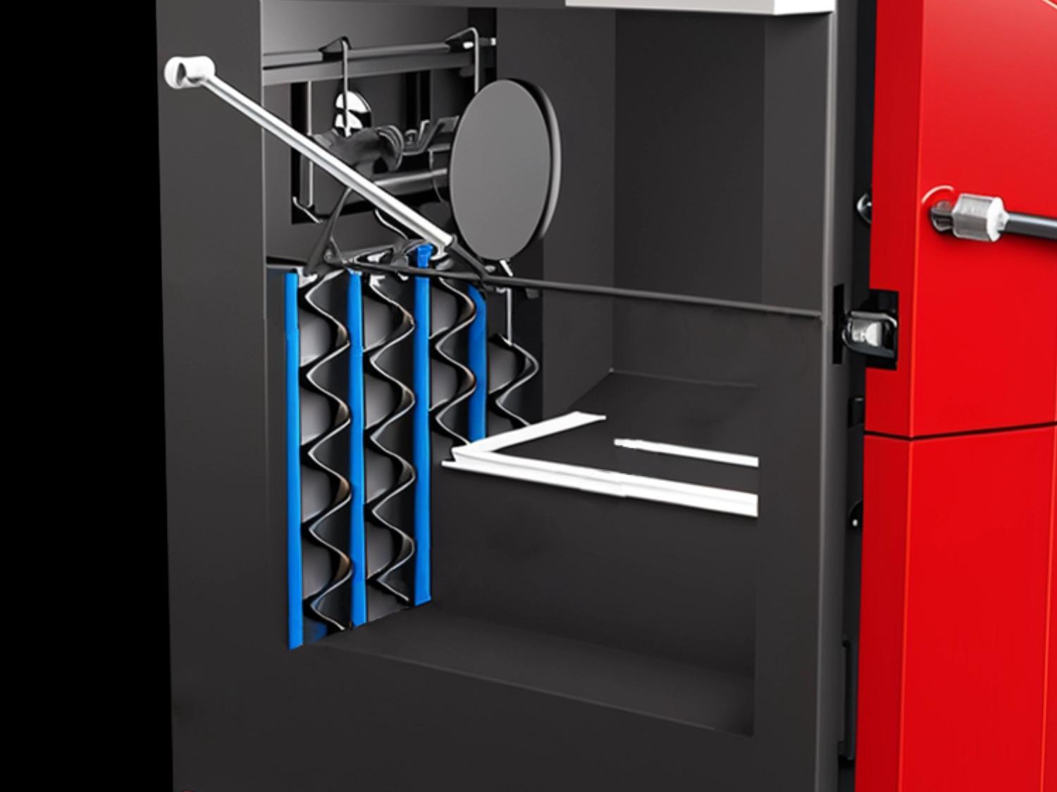 Трубчастий теплообмінник із турбулізаторами
